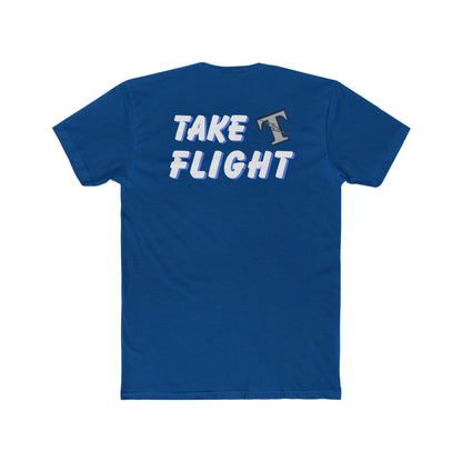 Tartan Hoops Basketball Tee — 'Take Flight' Back Graphic