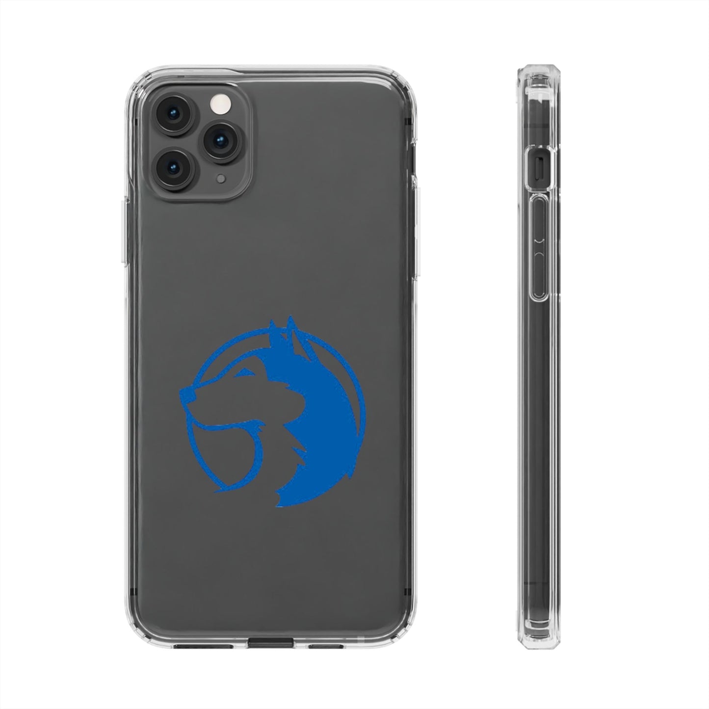 Saint Anthony Huskies Clear Phone Case