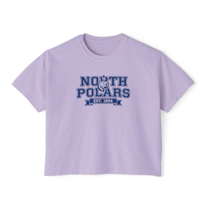 Minneapolis North Polars Women's Boxy Tee - Casual & Comfortable Style