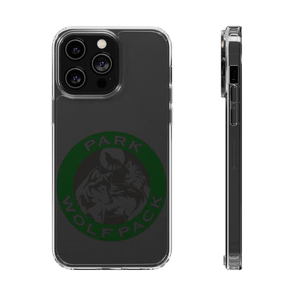 Custom Clear Phone Case - Park Wolfpack Design