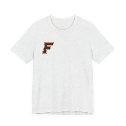 Farmington Tigers 'F' Graphic Tee — Retro Letterman Style T-Shirt