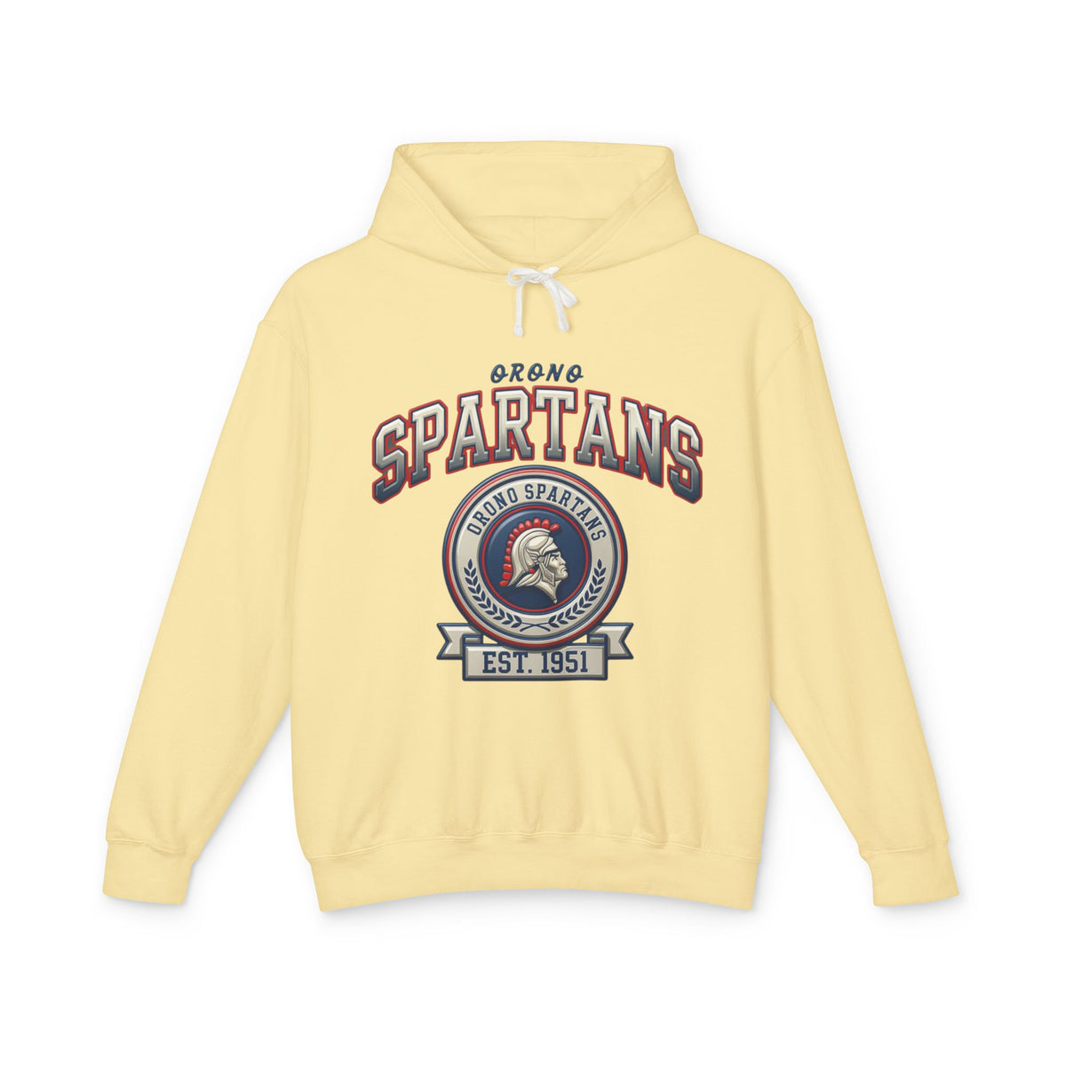 Orono Spartans Est. 1951 Lightweight Hooded Sweatshirt