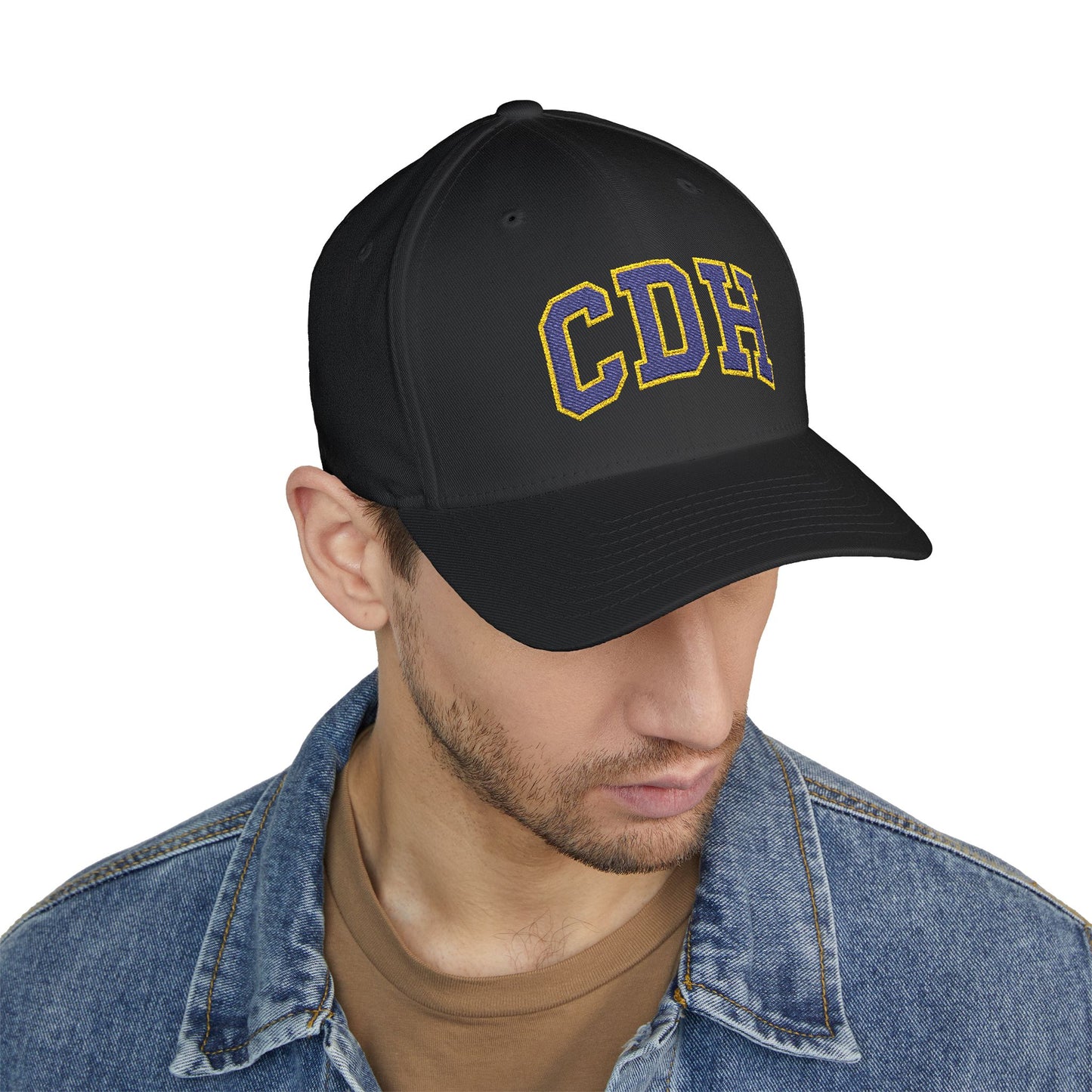 Cretin Derham Hall Raiders "CDH"  Embroidered Cap - Structured Adjustable Hat