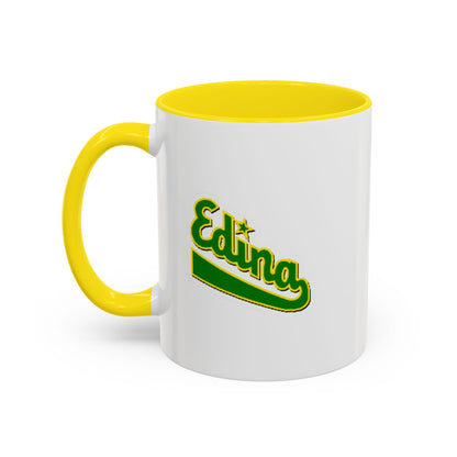Edina Accent Coffee Mug - 11 & 15oz Ceramic - Perfect Gift for Coffee Lovers