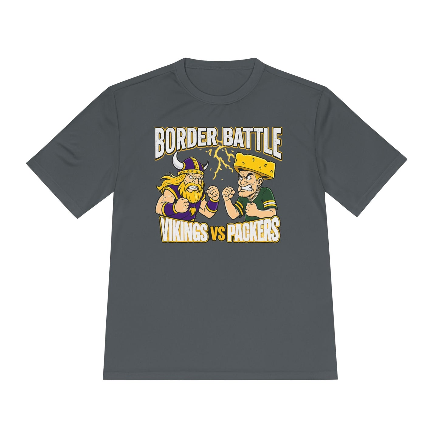 Border Battle Vikings vs Packers Tee — "The Best Seat in the Game Is at the Bar" Sports Rivalry Shirt