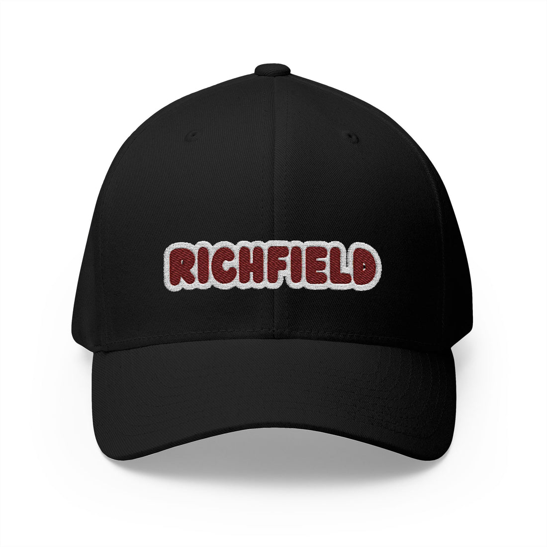 Richfield Spartans Black Embroidered Cap - Structured Baseball Hat