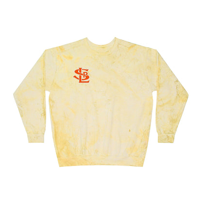 Saint Louis Park Orioles Color Blast Crewneck Sweatshirt for a Vibrant Vibe, Unisex Tie-Dye Fashion