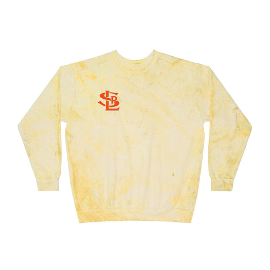 Saint Louis Park Orioles Color Blast Crewneck Sweatshirt for a Vibrant Vibe, Unisex Tie-Dye Fashion