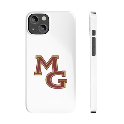 Maple Grove Crimson Slim Phone Case - Stylish Custom Cover for Daily Protection