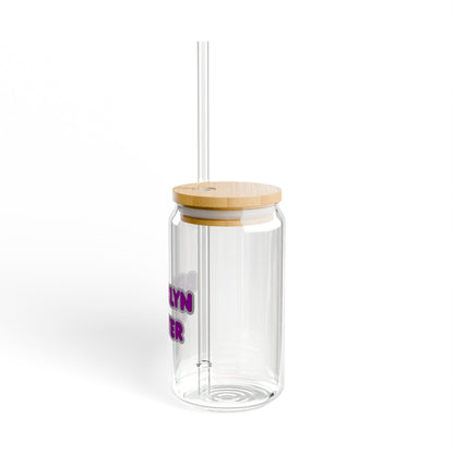 Brooklyn Center Centaurs  Stylish 16oz Sipper Glass, Eco-Friendly Drinkware