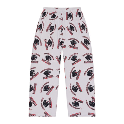 Lakeville North Panthers Men's Cozy Pajama Pants featuring playful design and soft brushed polyester fabric.