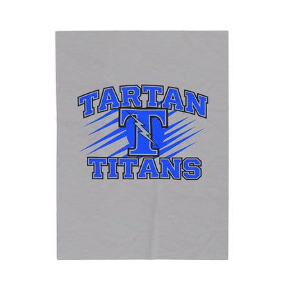 Tartan Titans Cozy Velveteen Plush Blanket