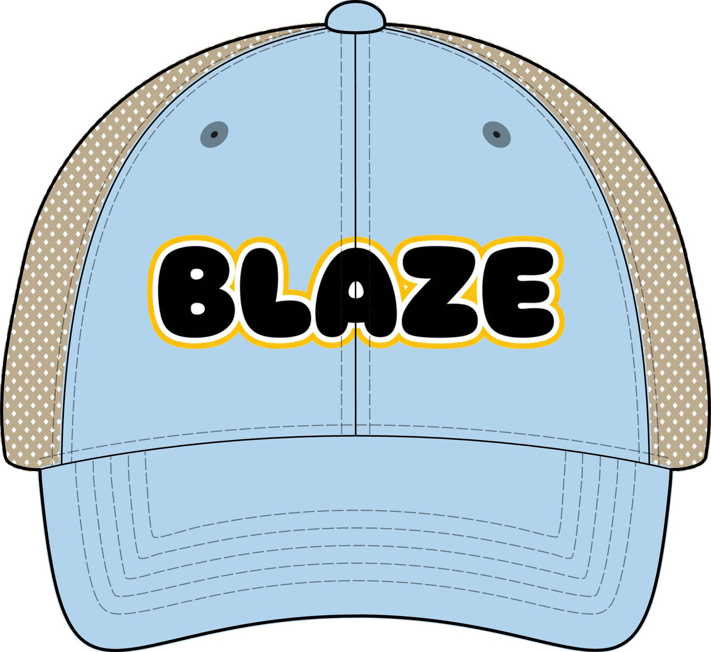 Burnsville Blaze Women's Washed Mesh-Back Cap