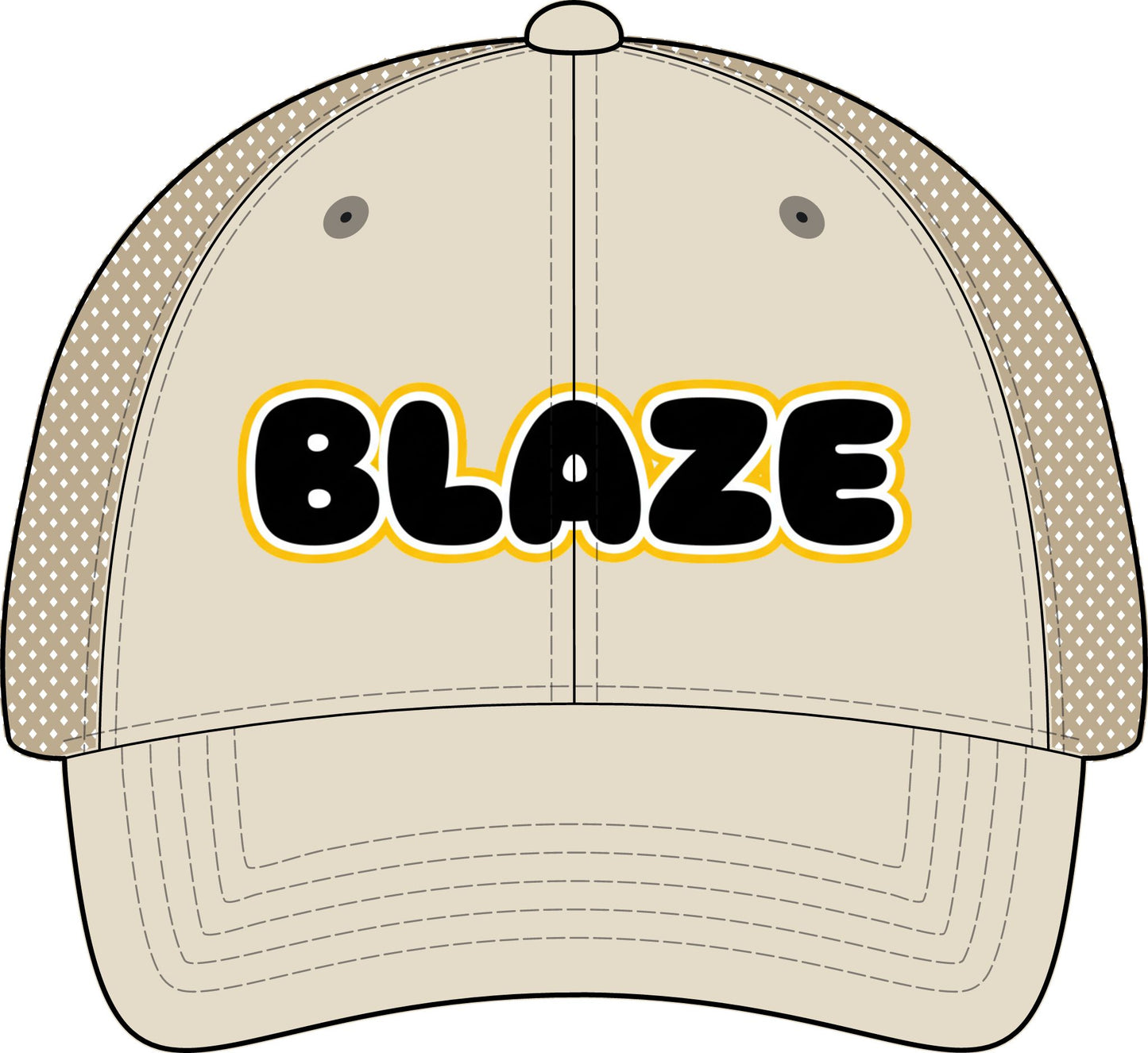 Burnsville Blaze Women's Washed Mesh-Back Cap