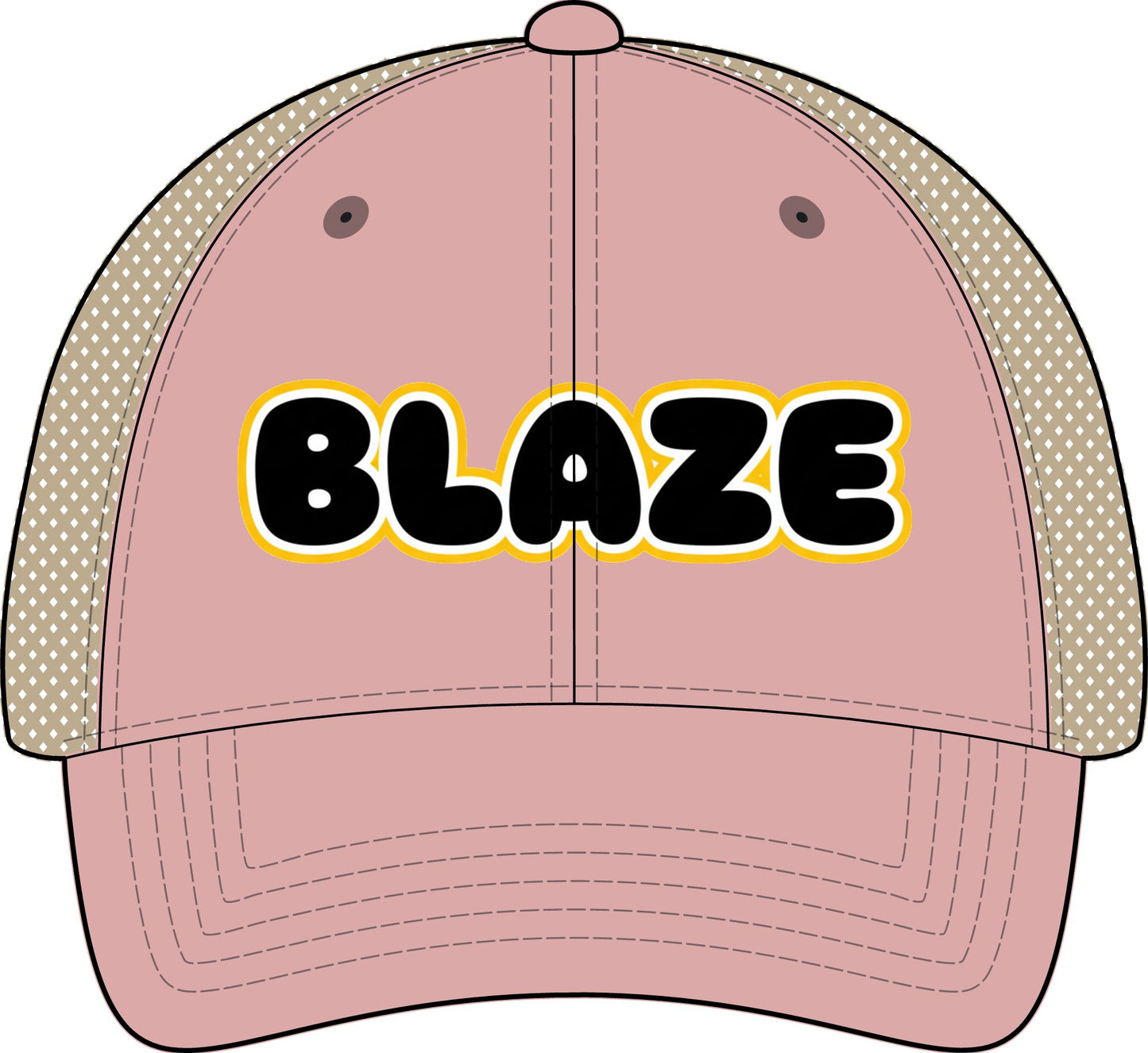 Burnsville Blaze Women's Washed Mesh-Back Cap