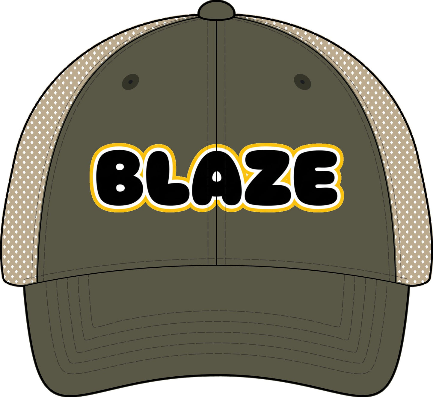 Burnsville Blaze Women's Washed Mesh-Back Cap