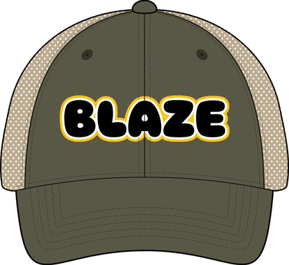 Burnsville Blaze Women's Washed Mesh-Back Cap