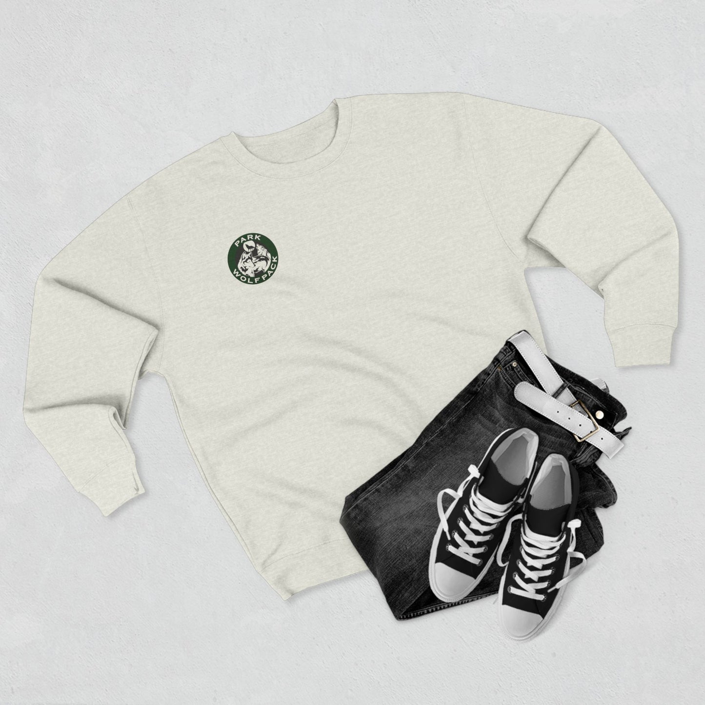 Park Wolfpack Cozy Unisex Crewneck Sweatshirt - Perfect for Casual Outings & Relaxation