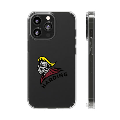 Clear Phone Case with Harding Logo