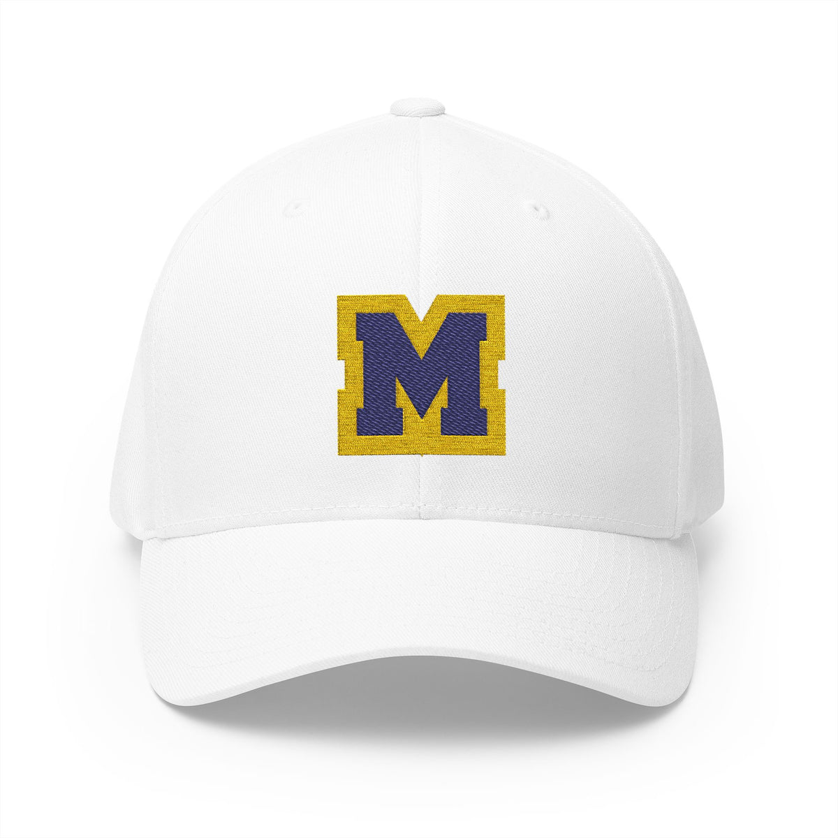 Mahtomedi Zephyrs "M" Embroidered Cap - Structured Baseball Hat