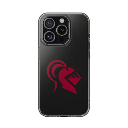 Irondale Knights Shield Clear Phone Case - Durable Protection with Bold Design