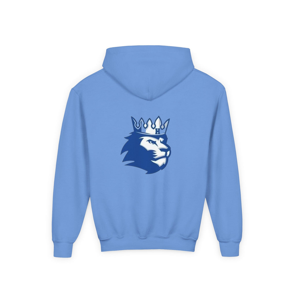 Hopkins Royals Youth Hoodie — Leo Lion Back Logo