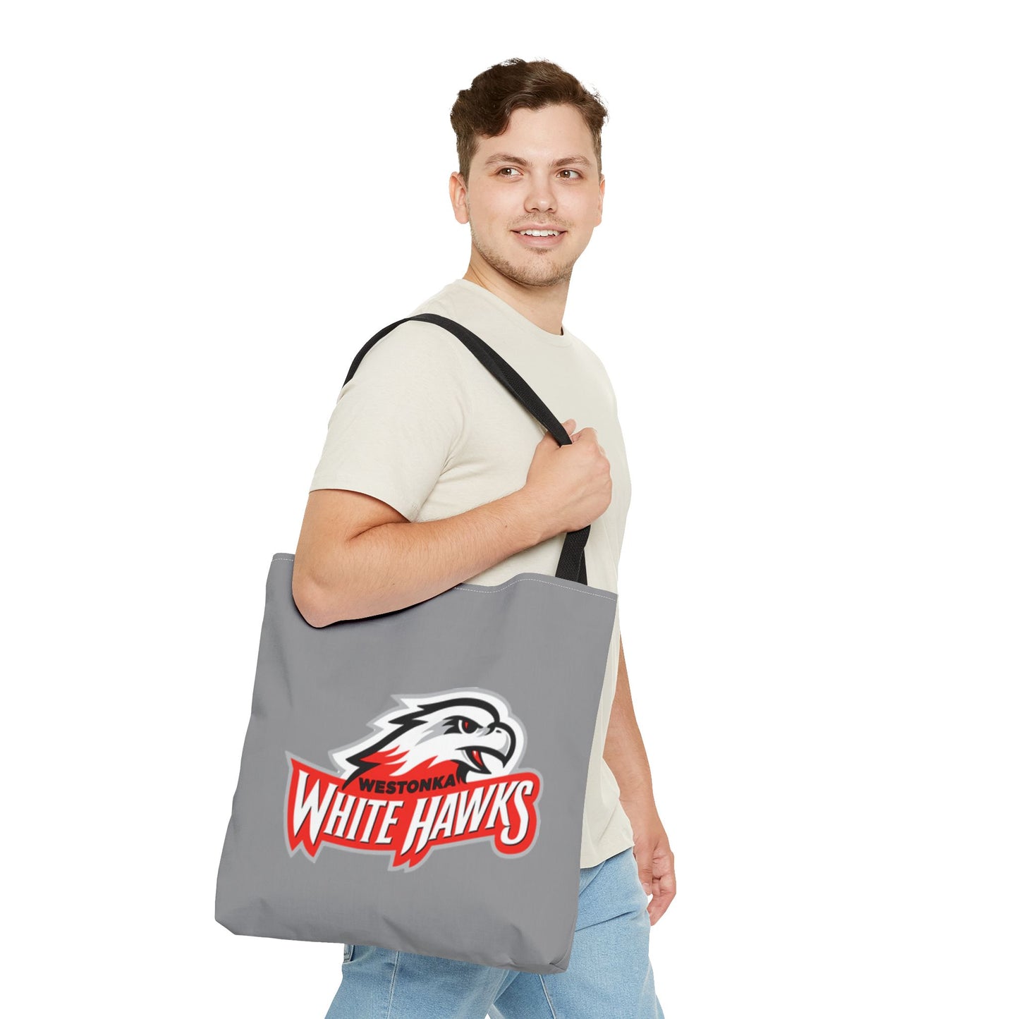 Mound Westonka White Hawks Tote Bag - Versatile Eco-Friendly Carrier
