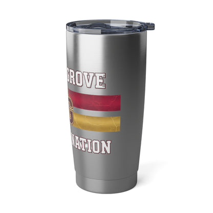 Maple Grove Crimson Vagabond 20oz Tumbler - Stainless Steel Travel Mug