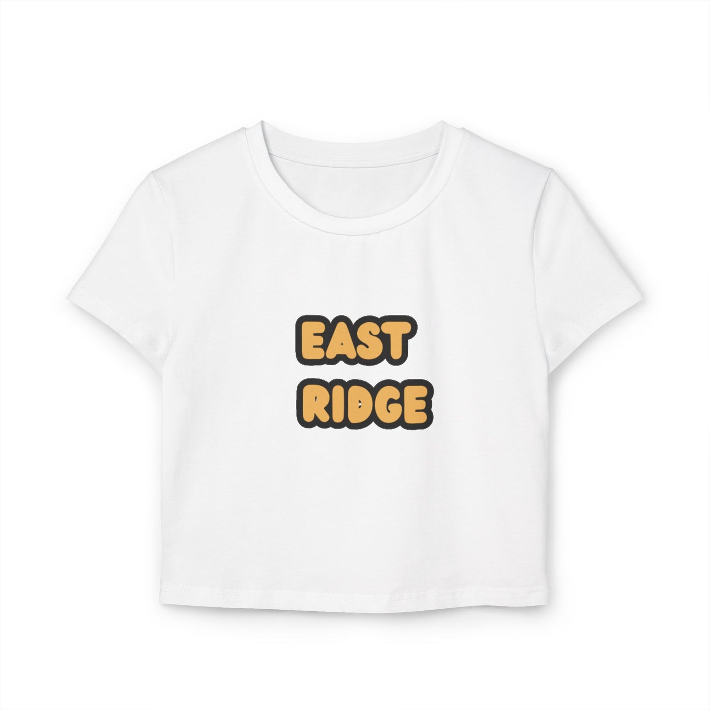 East Ridge Raptors Women’s Baby Tee - Retro Graphic Top for Casual Vibes