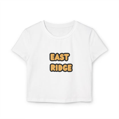 East Ridge Raptors Women’s Baby Tee - Retro Graphic Top for Casual Vibes