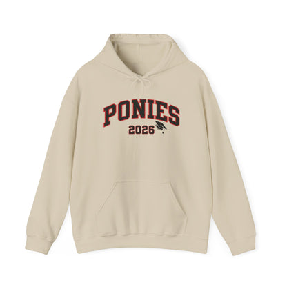 Stillwater Ponies Class of 2026 Block Hoodie