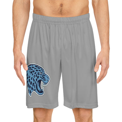Bloomington Jefferson Jaguars Grey Basketball Shorts for Sports Enthusiasts