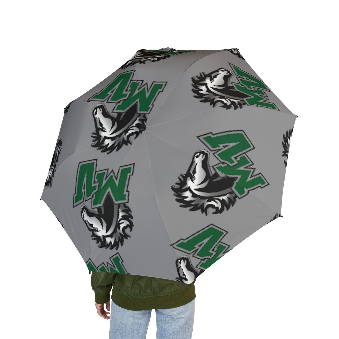 Mounds View Mustangs Stylish Foldable Umbrella - Compact Rain Protection
