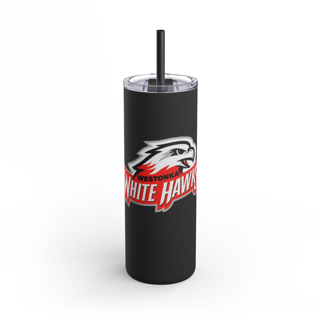 Mound Westonka White Hawks 20oz Matte Tumbler