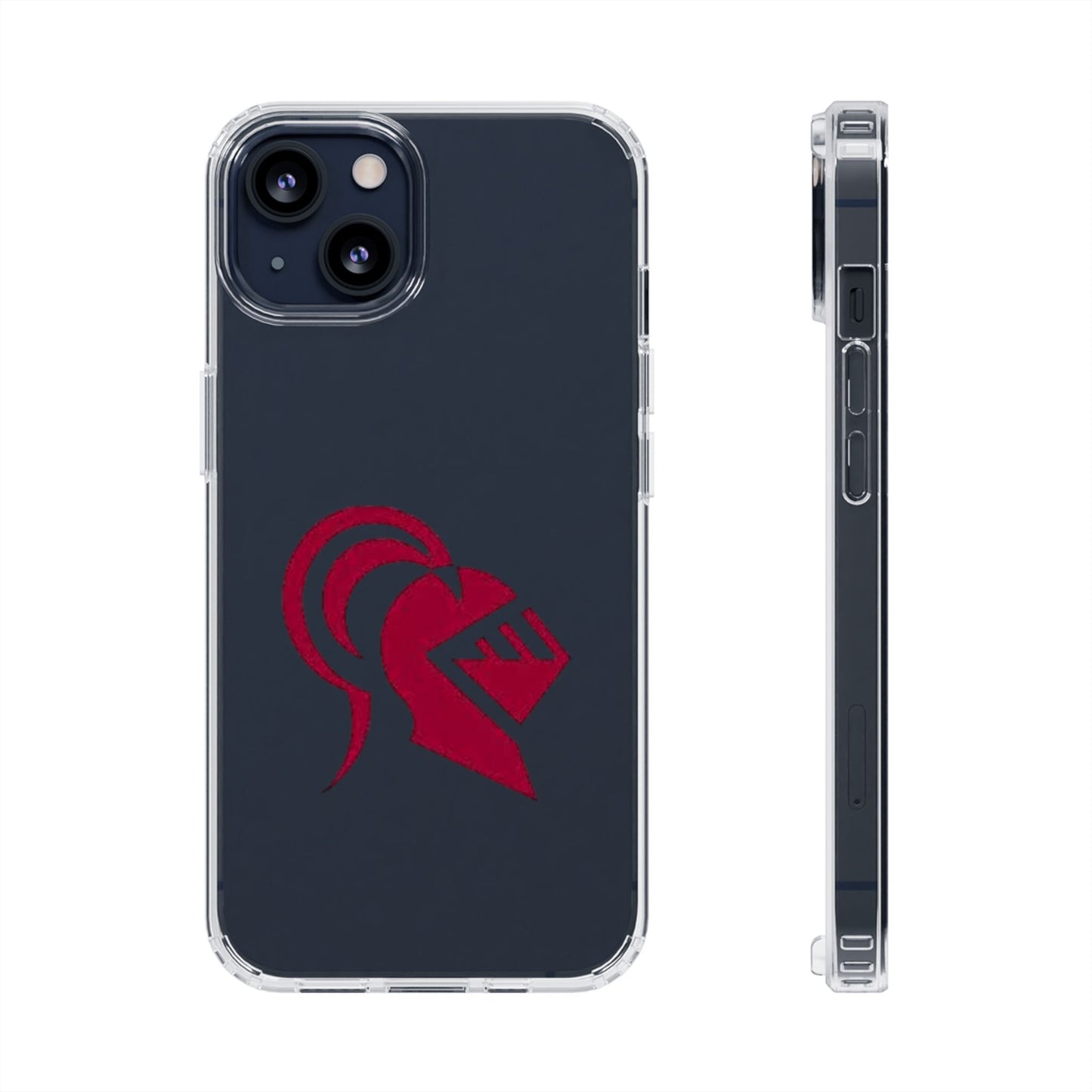 Irondale Knights Shield Clear Phone Case - Durable Protection with Bold Design