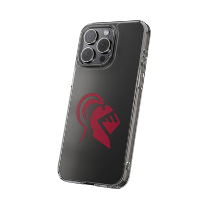 Irondale Knights Shield Clear Phone Case - Durable Protection with Bold Design