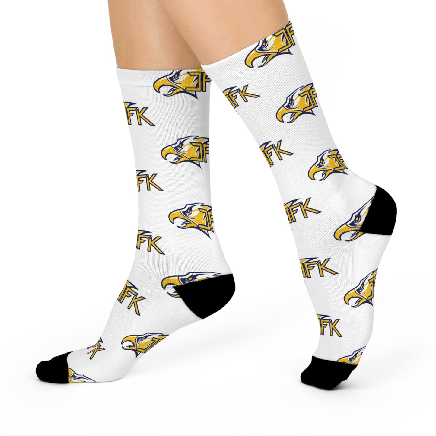 Bloomington Kennedy Eagles Trendy Cushioned Crew Socks