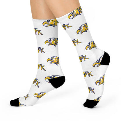 Bloomington Kennedy Eagles Trendy Cushioned Crew Socks