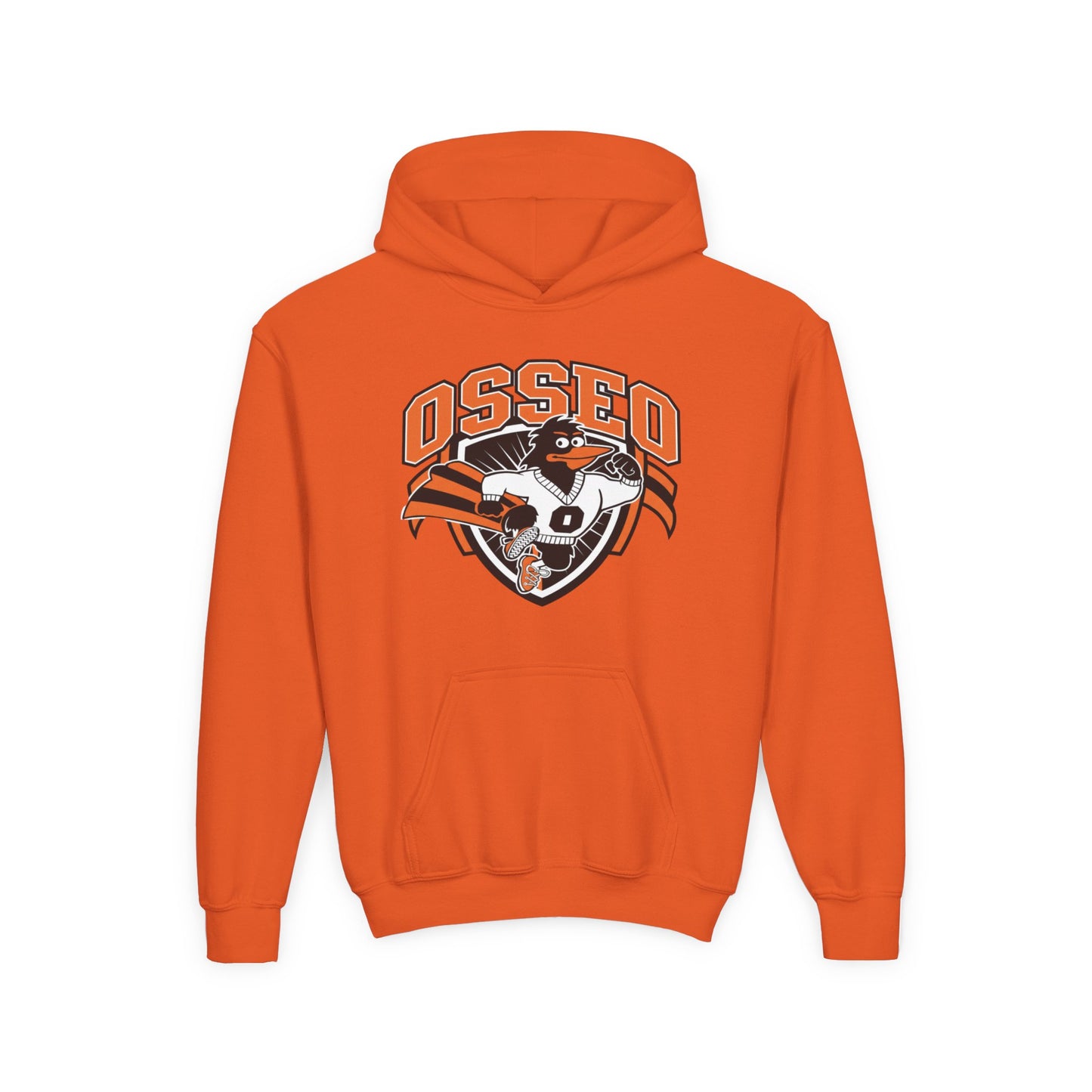 Youth Hooded Sweatshirt - 'Osseo Orioles' Design