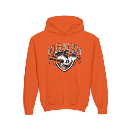 Youth Hooded Sweatshirt - 'Osseo Orioles' Design