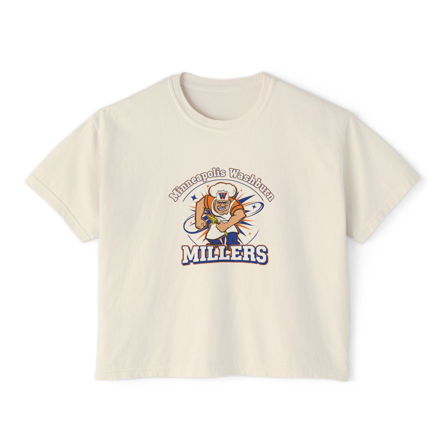 Minneapolis Washburn Millers Casual Women's Boxy Tee