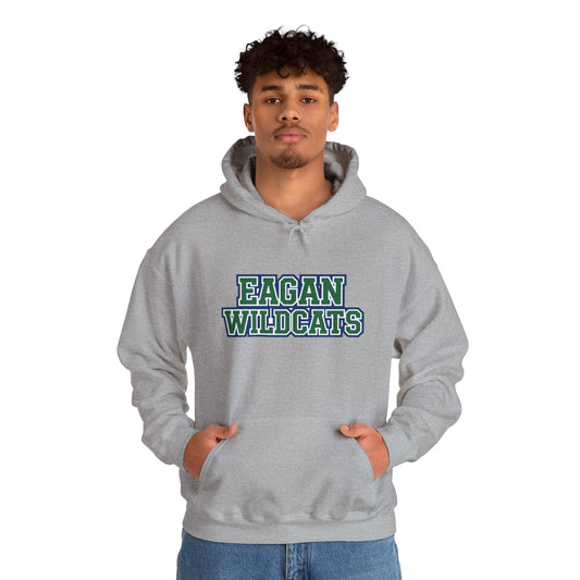 Eagan Wildcats Bold Logo Hoodie