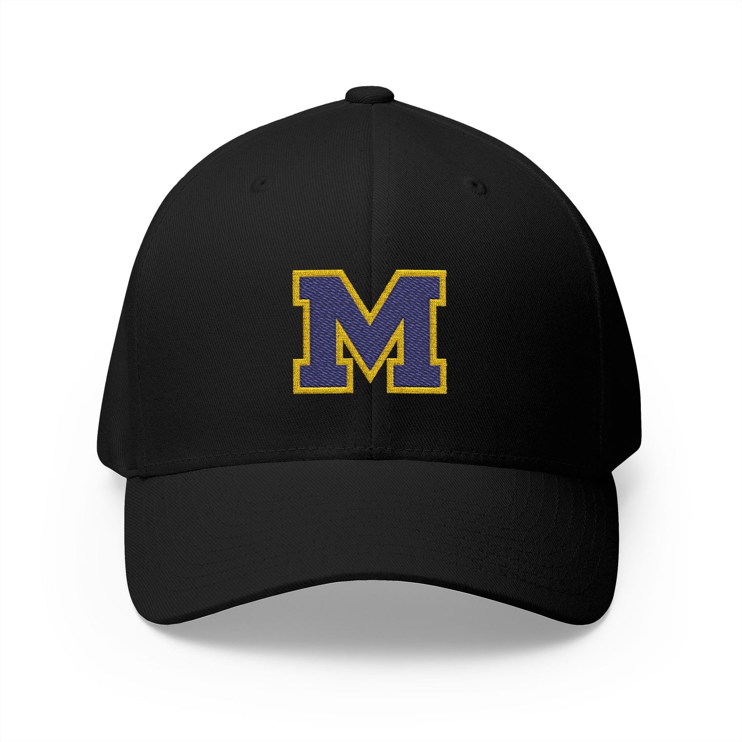 Mahtomedi Zephyrs "M" Embroidered Cap - Structured Baseball Hat