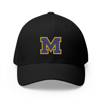 Mahtomedi Zephyrs "M" Embroidered Cap - Structured Baseball Hat