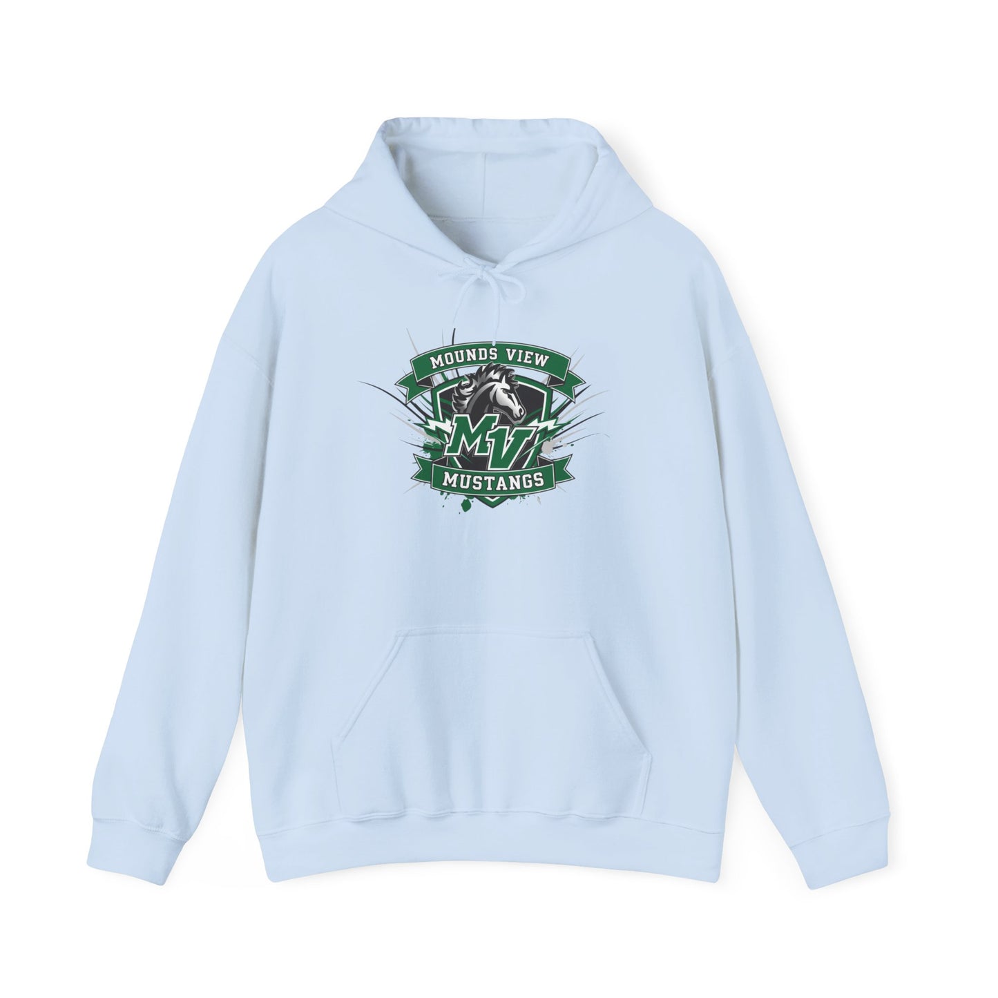 Mounds View Mustangs Vintage School Mascot Sweatshirt