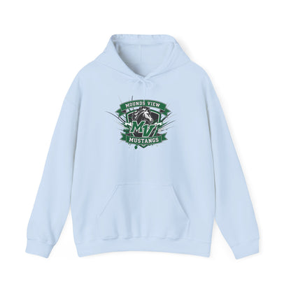 Mounds View Mustangs Vintage School Mascot Sweatshirt