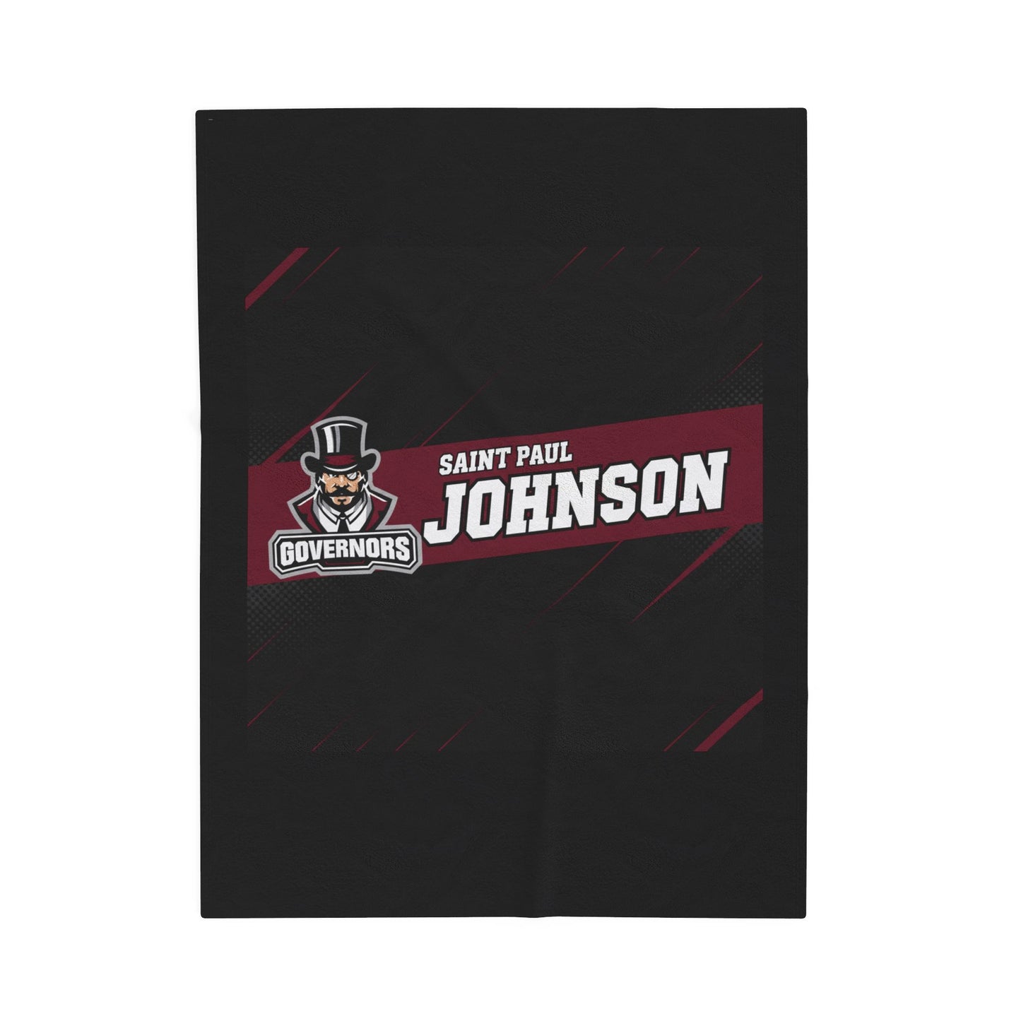 Saint Paul Johnson Velveteen Plush Blanket