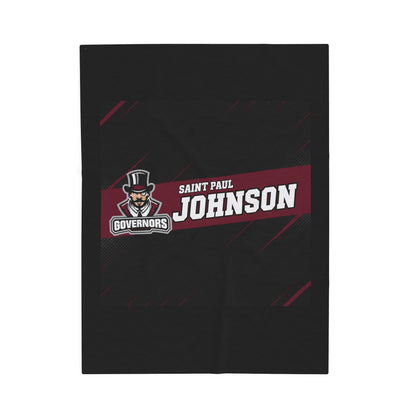 Saint Paul Johnson Velveteen Plush Blanket