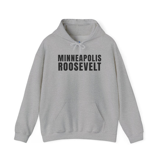 Minneapolis Roosevelt Ironman Hoodie — Classic School Logo Pullover