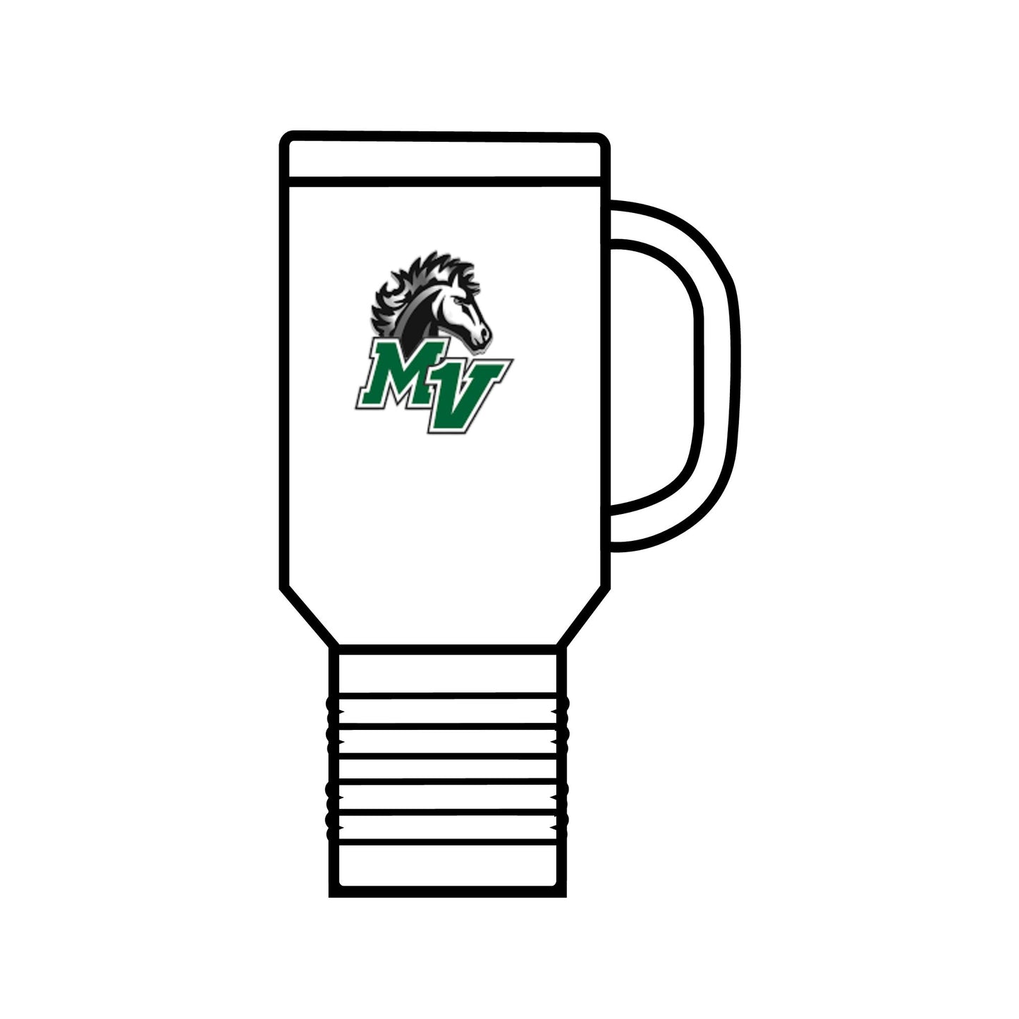 Mounds View Mustangs Insulated Travel Mug, 40oz